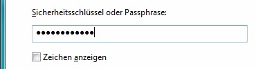 Windows Vista WLAN Passphrase