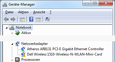 Windows 7 Geräte-Manager Code 10
